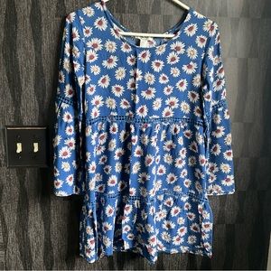 Floral Cottagecore daisy dress or long shirt sunflower f21 y2k babydoll